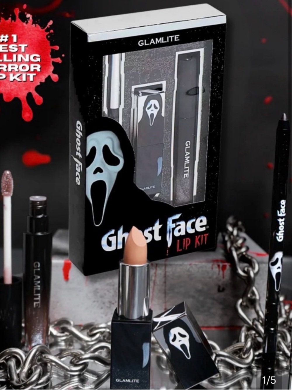 Ghost Face Nude Lip Kit - Glamlite VIRAL